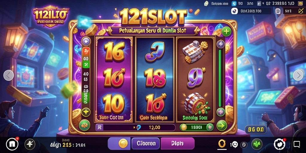 Tampilan gameplay <strong>1121SLOT</strong> yang menawan dengan elemen petualangan.