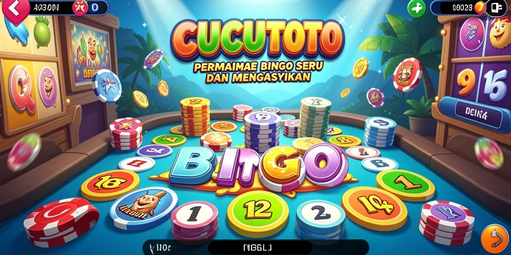 Cuplikan gameplay CUCUTOTO yang menampilkan keseruan permainan Bingo.