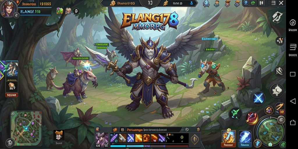 Tampilan epik gameplay ELANG178 dengan karakter beraksi.
