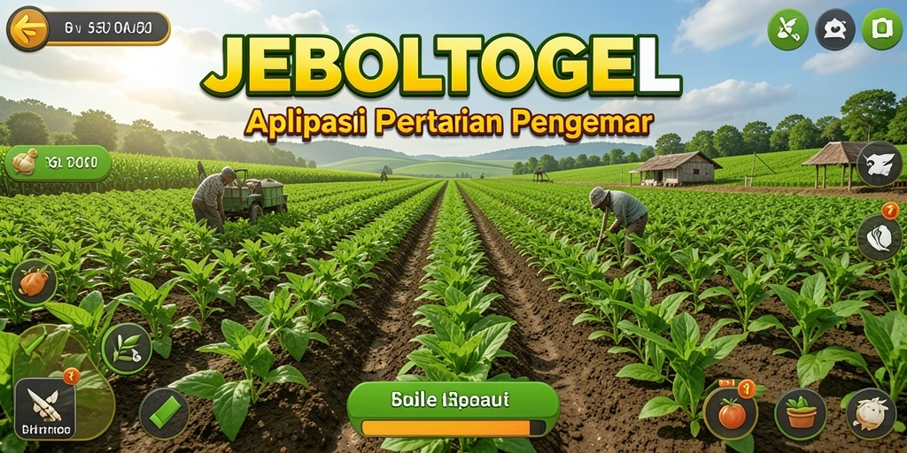 Tampilan gameplay menarik di JEBOLTOGEL dengan beragam tanaman dan hewan.