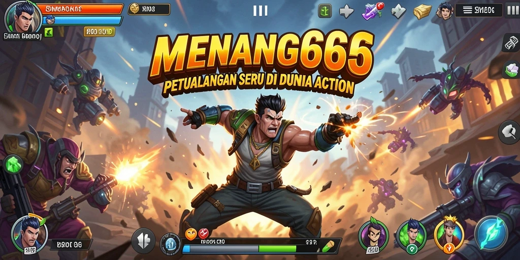 Screenshot MENANG666 menunjukkan aksi mendebarkan dalam gameplay.
