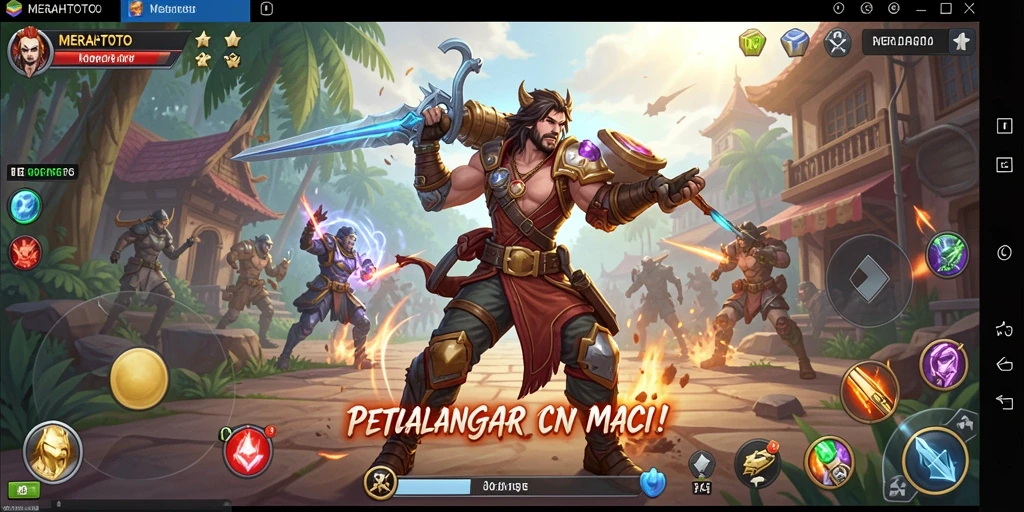 Gameplay seru dalam aksi seru MERAHTOTO