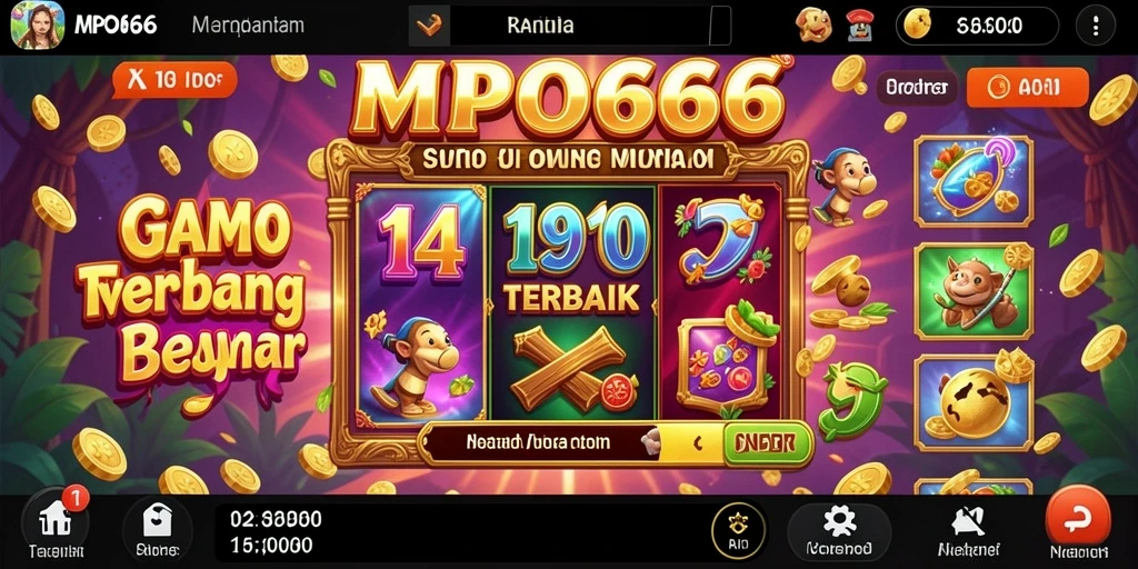 Tampilan menarik dari gameplay MPO666 yang mendebarkan dalam permainan slot.