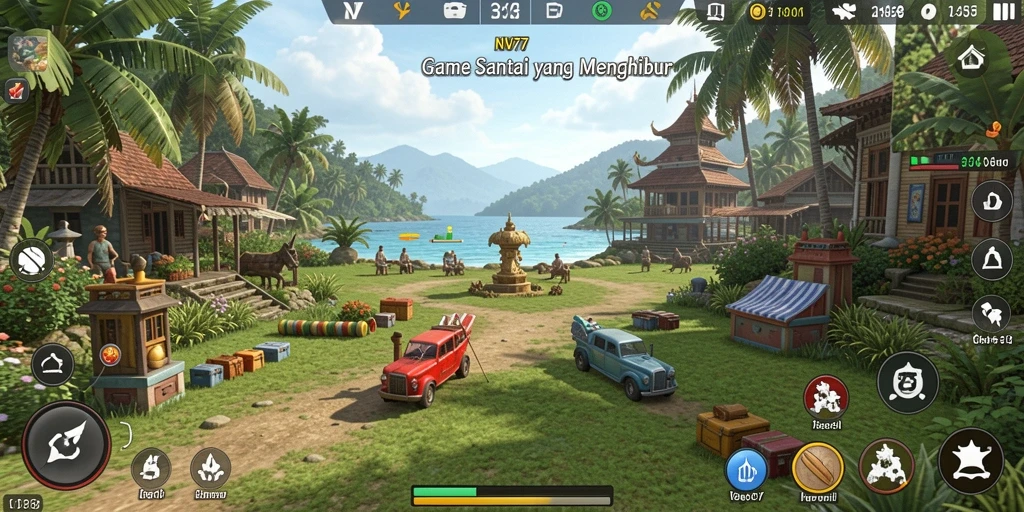 Tampilan gameplay NV77 yang menarik dan menyenangkan.