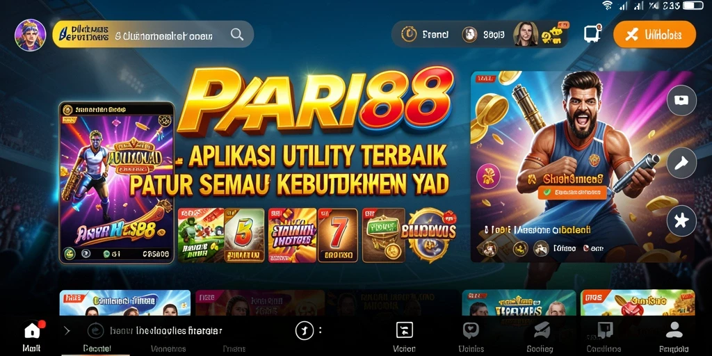Tampilan antarmuka dan fitur utama PARIS88 yang menarik.