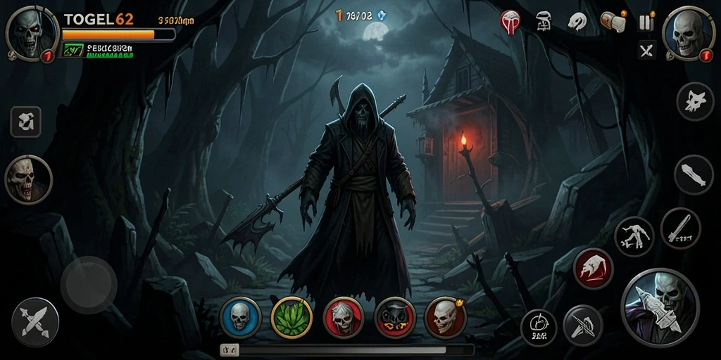 Tampilan menegangkan dari gameplay Horror TOGEL62.