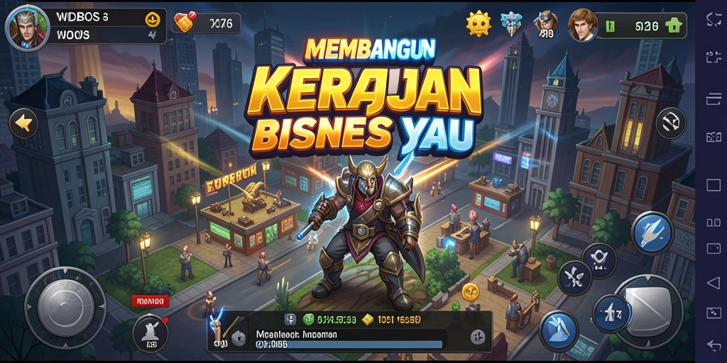 Tampilan gameplay WDBOS yang menarik dan penuh warna.